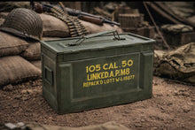 Load image into Gallery viewer, WWII 50 CAL AMMO CAN
