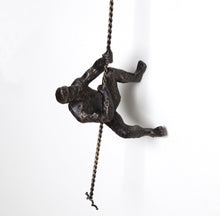 Load image into Gallery viewer, BRONZE CLIMBING MAN
